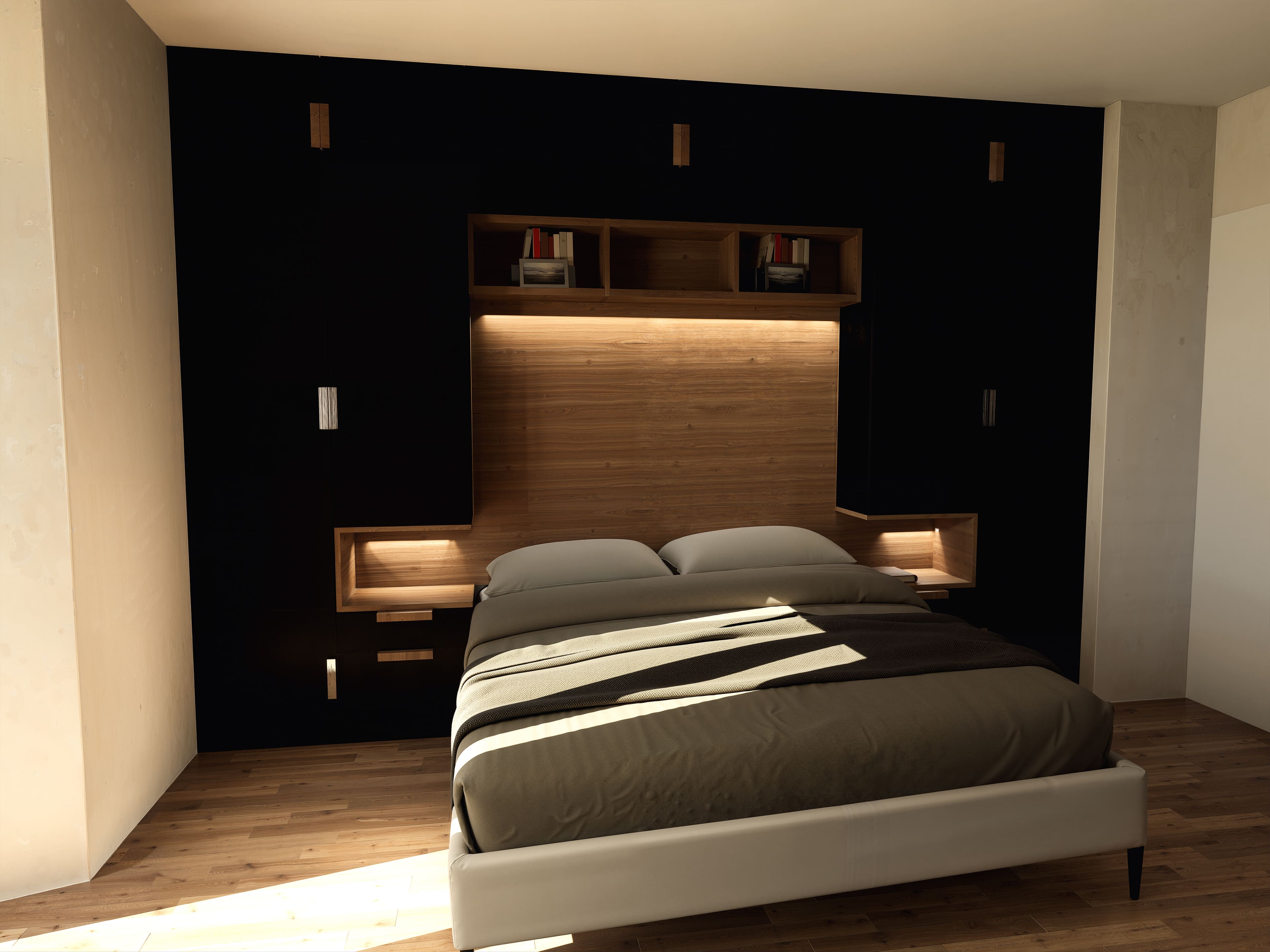 Visuels 3D maison contemporaine Morbihan – CazaFamille dessinatrice architecture Peillac Redon